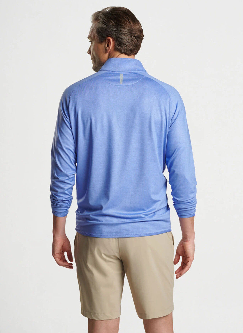  Peter Millar Stealth Delancy Dot Performance Quarter-Zip: Elixir