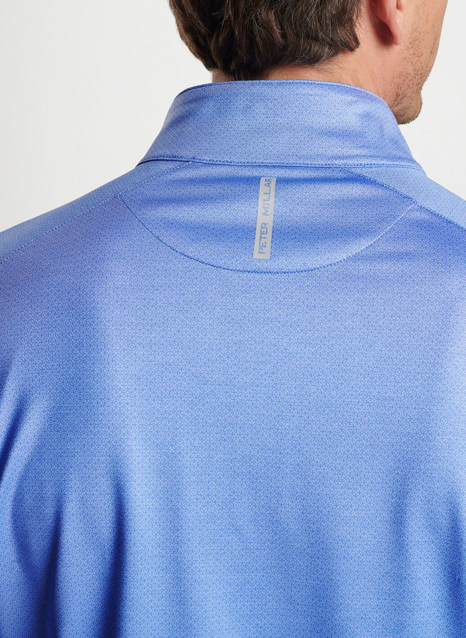 Peter Millar Stealth Delancy Dot Performance Quarter-Zip: Elixir