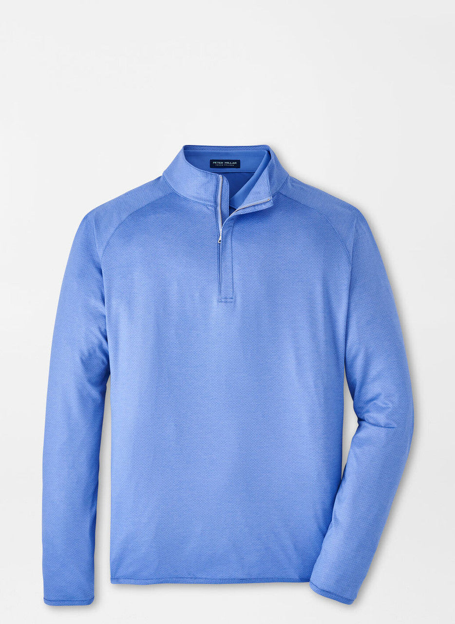  Peter Millar Stealth Delancy Dot Performance Quarter-Zip: Elixir