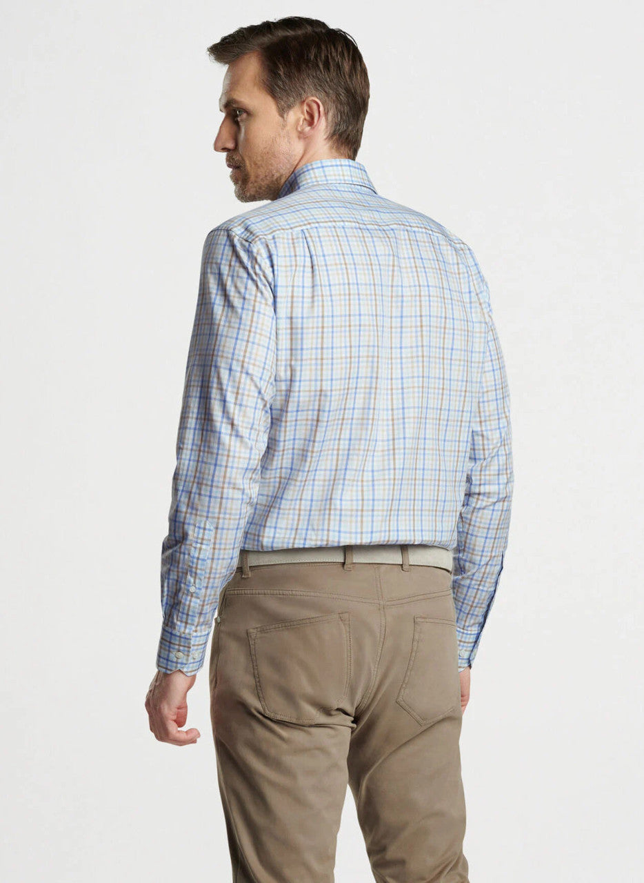 Peter Millar Crown Crafted Brighton Cotton Sport Shirt: Elixir
