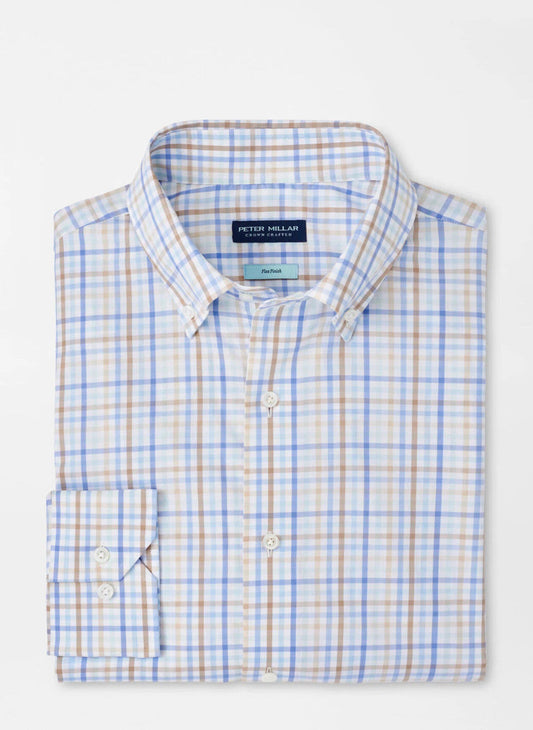  Peter Millar Crown Crafted Brighton Cotton Sport Shirt: Elixir