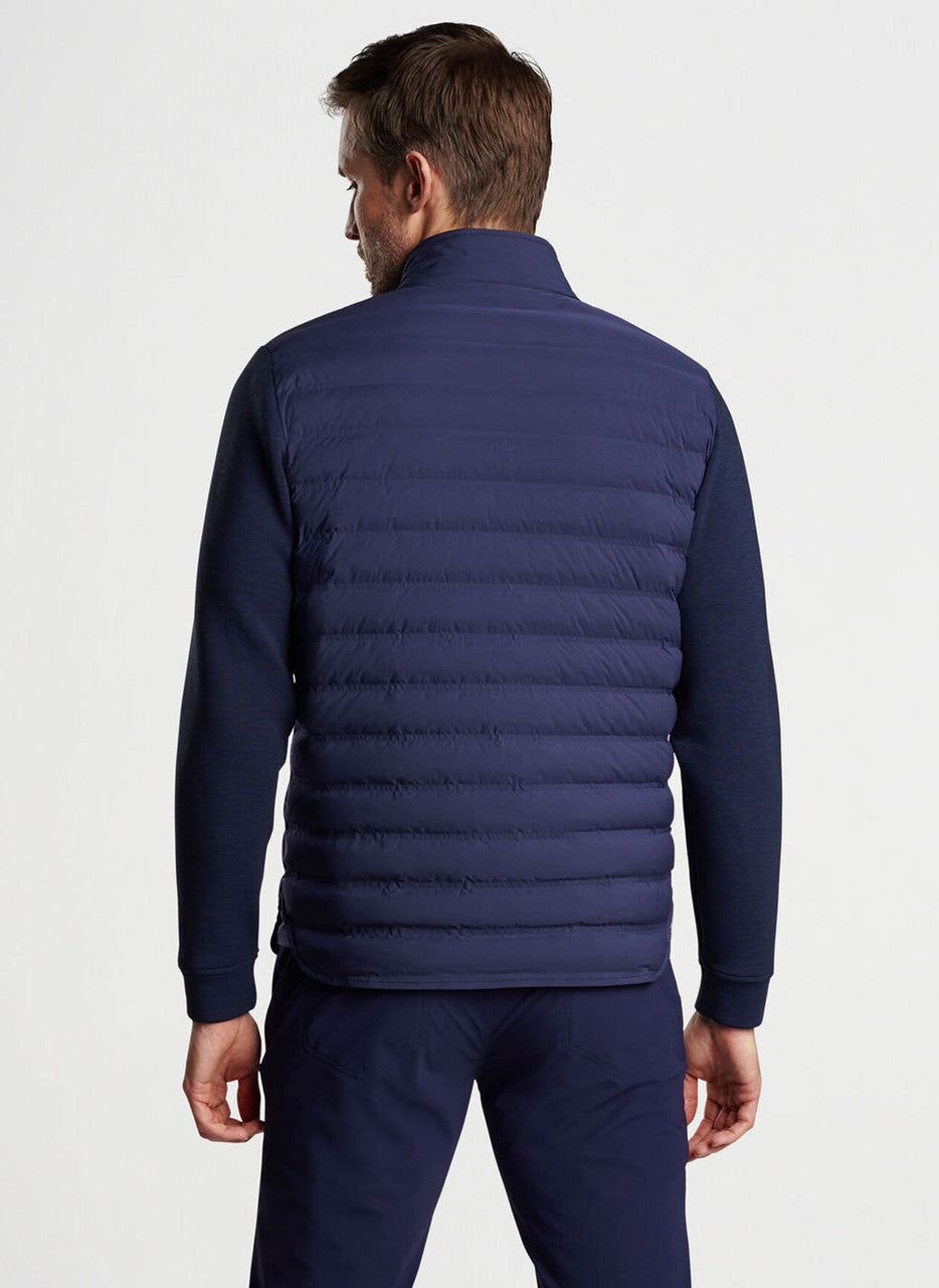  Peter Millar Crown Crafted Winsome Hybrid Cardigan: Navy