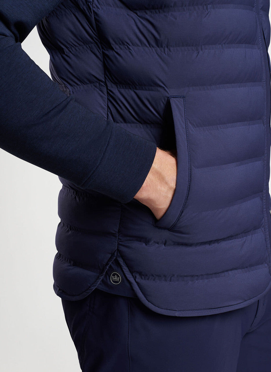  Peter Millar Crown Crafted Winsome Hybrid Cardigan: Navy