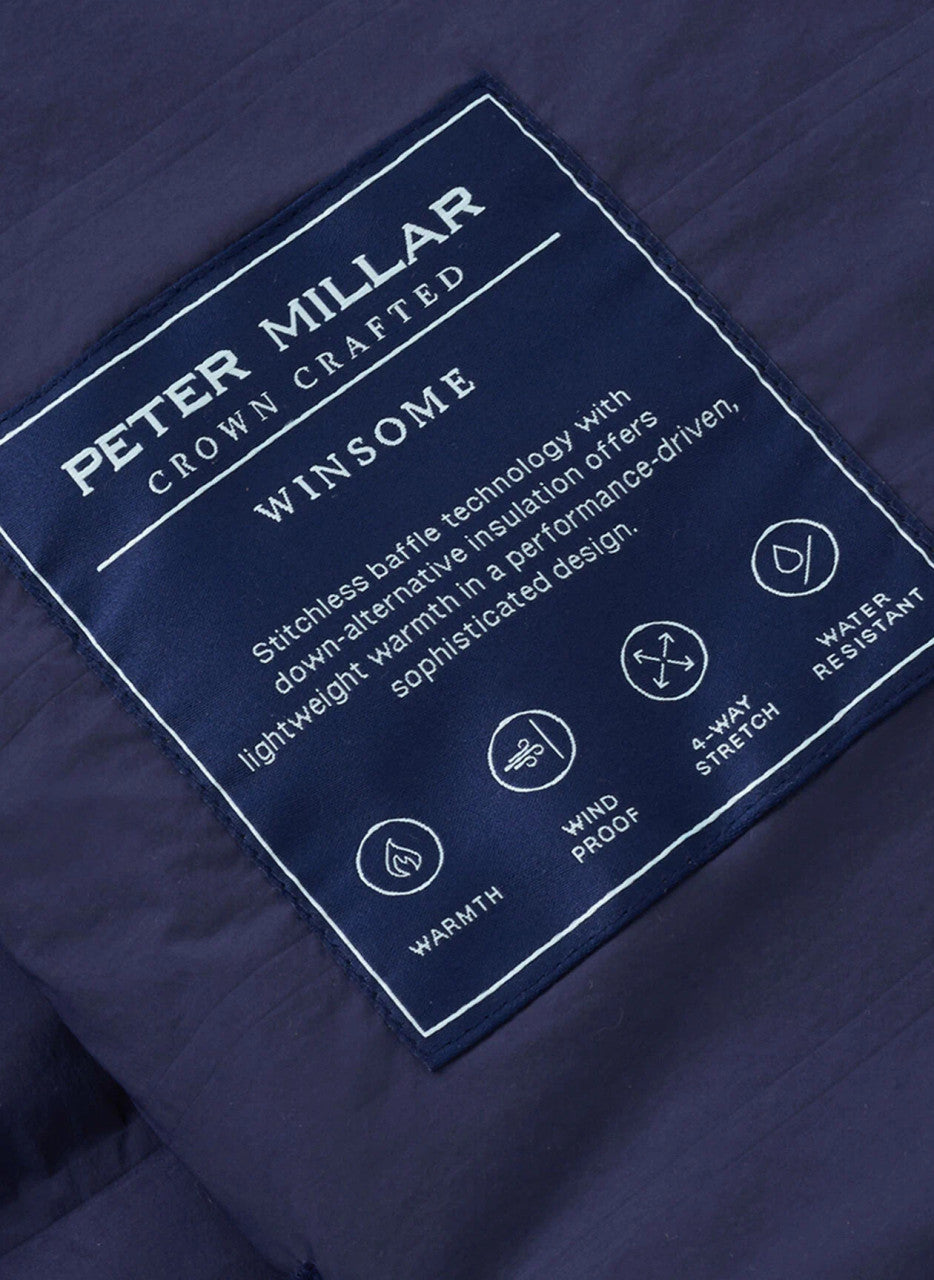  Peter Millar Crown Crafted Winsome Hybrid Cardigan: Navy