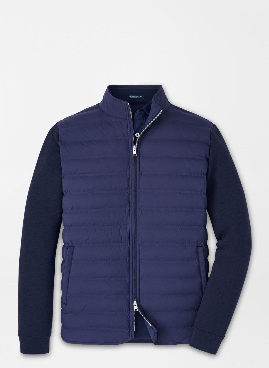  Peter Millar Crown Crafted Winsome Hybrid Cardigan: Navy