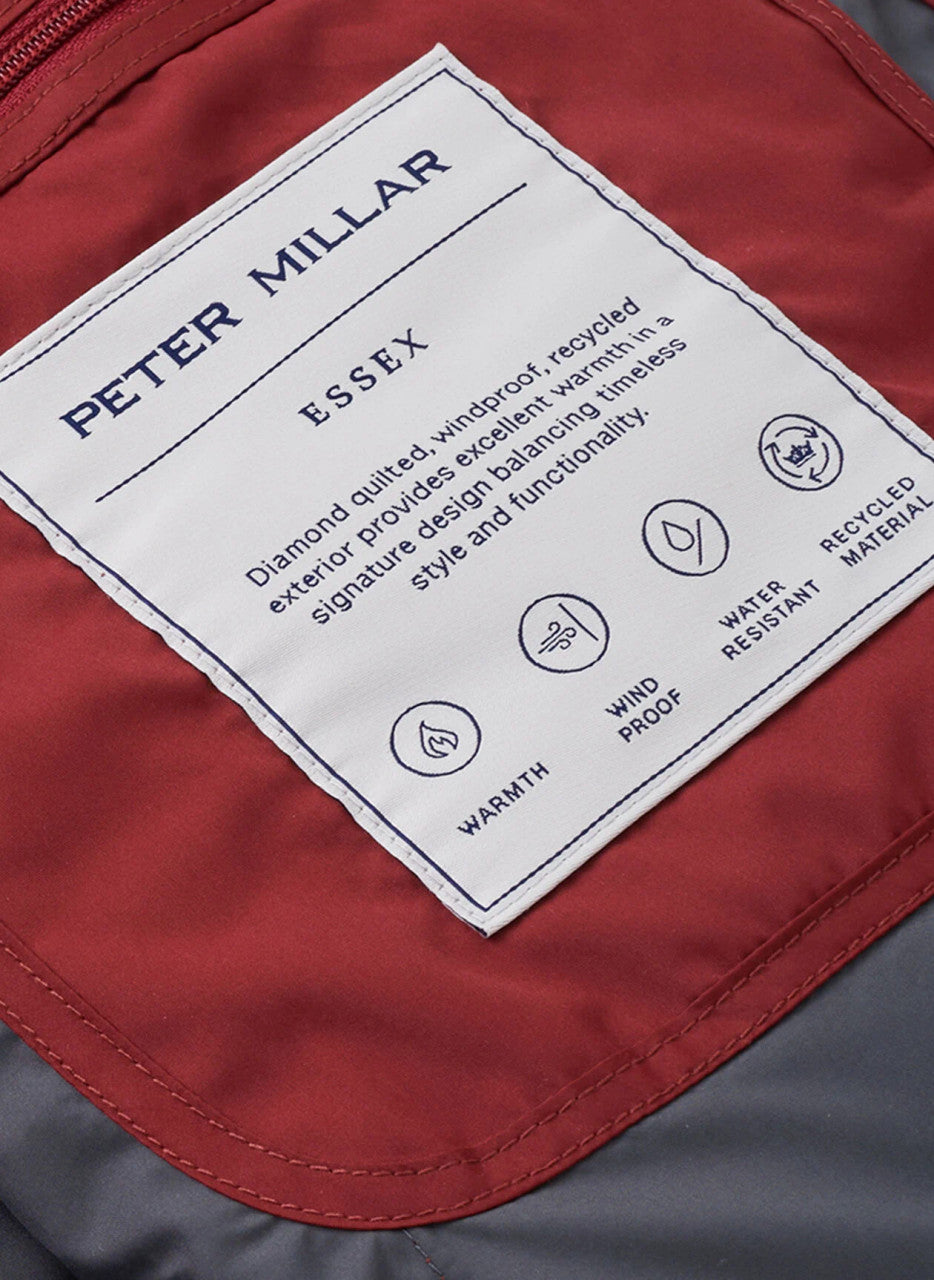  Peter Millar Essex Vest: Celosia Red