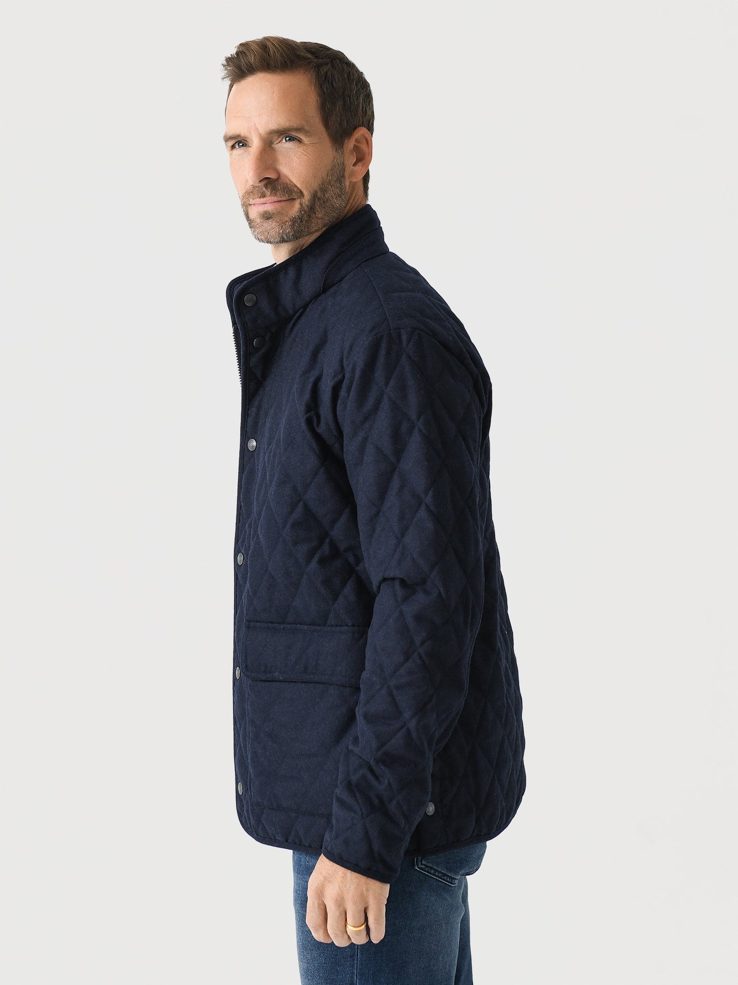 Peter Millar Crown Men's Suffolk Wool Coat