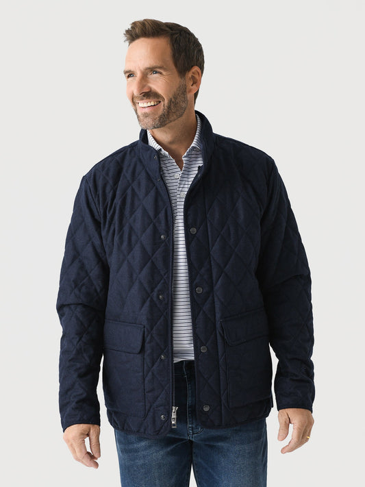  Peter Millar Crown Men's Suffolk Wool Coat