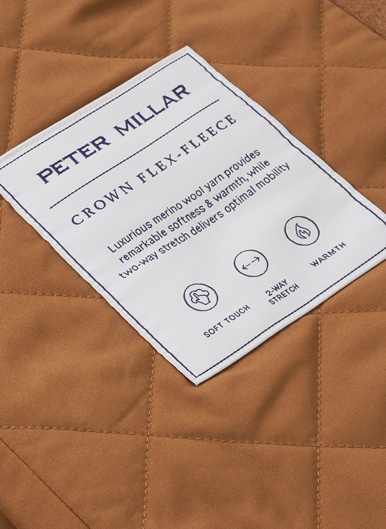 Peter Millar Crown Flex Fleece City Coat: Hazelwood