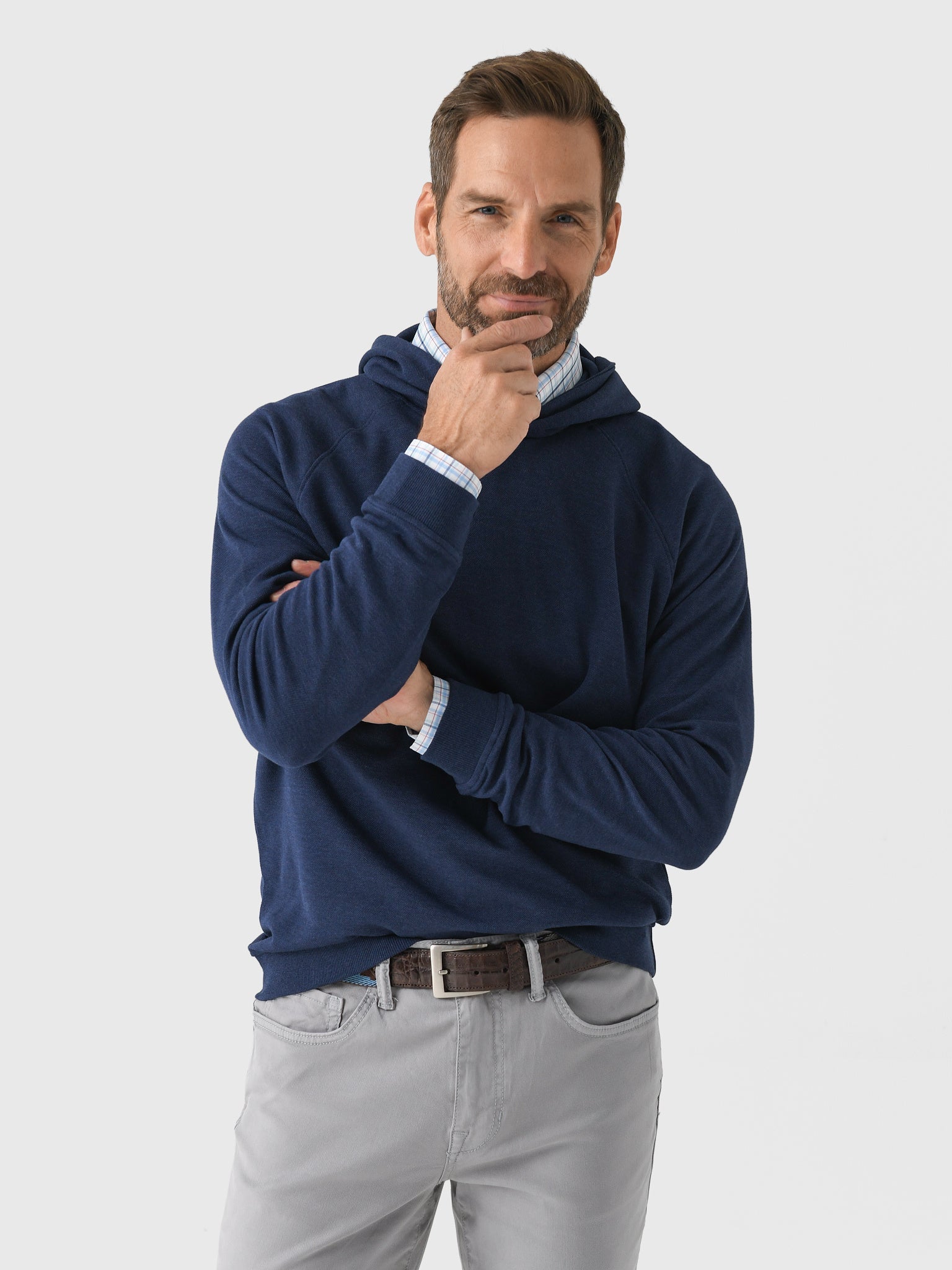  Peter Millar Crown Men's Comfort Knit Hoodie