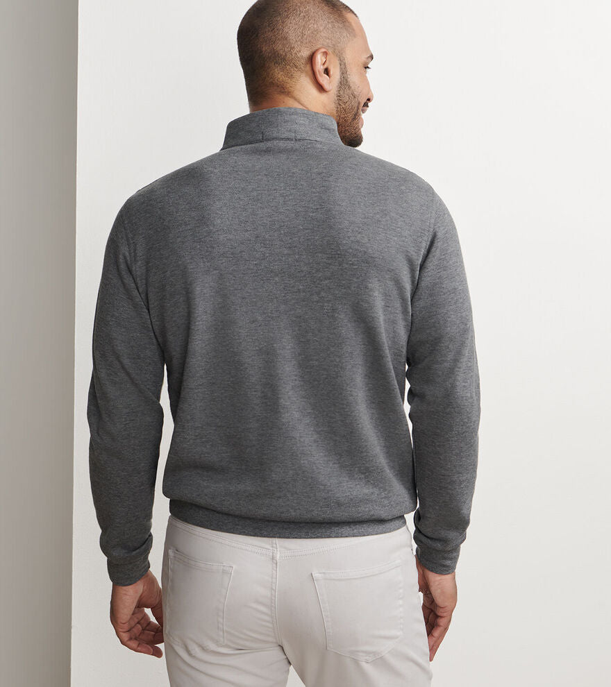  Peter Millar Crown Comfort Pullover: Charcoal