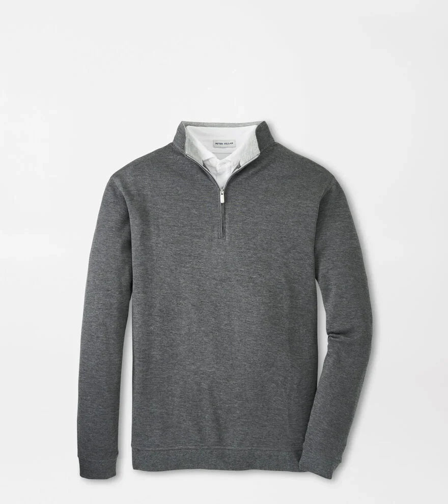  Peter Millar Crown Comfort Pullover: Charcoal