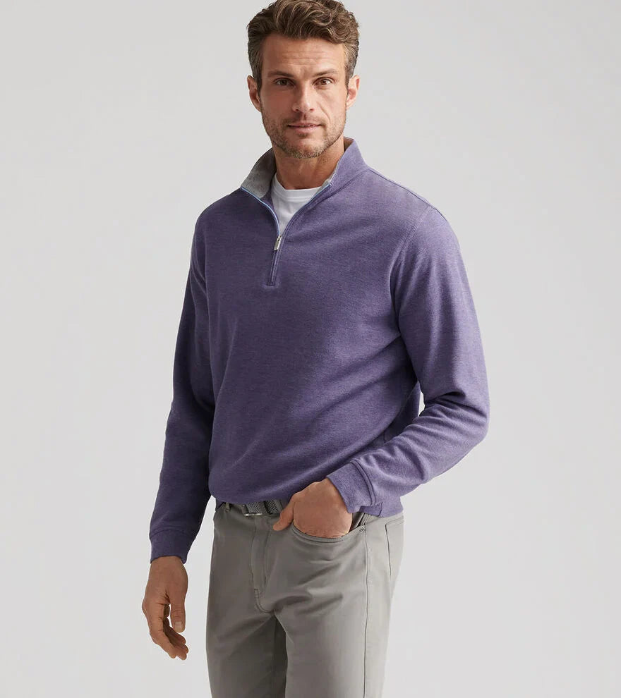  Peter Millar Crown Comfort Pullover: Deep Violet