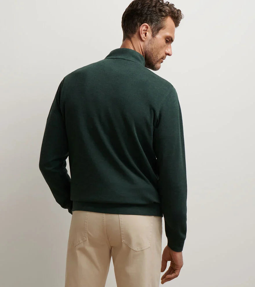  Peter Millar Crown Comfort Pullover: Deep Verdant