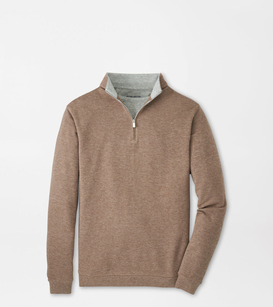  Peter Millar Crown Comfort Pullover: Poplar Brown