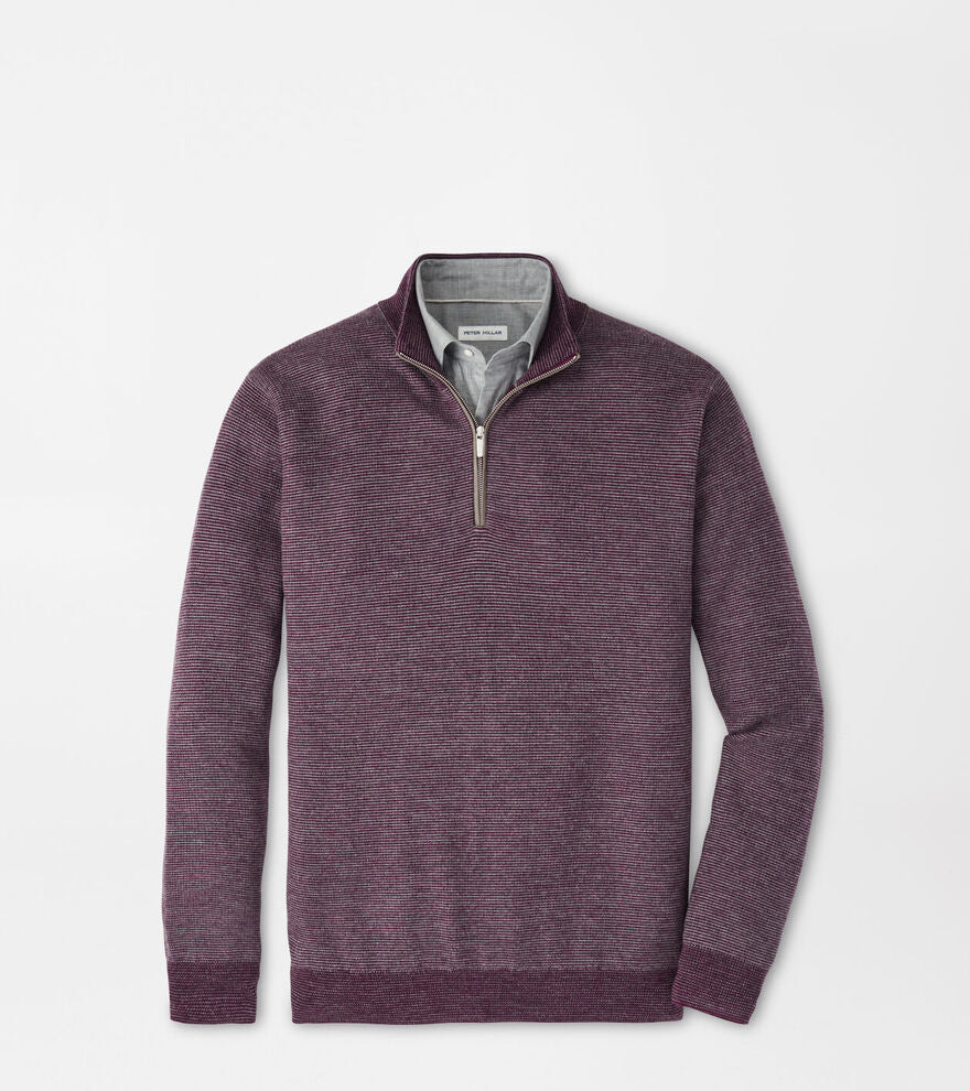  Peter Millar West Quarter-Zip Sweater: Autumn Foliage