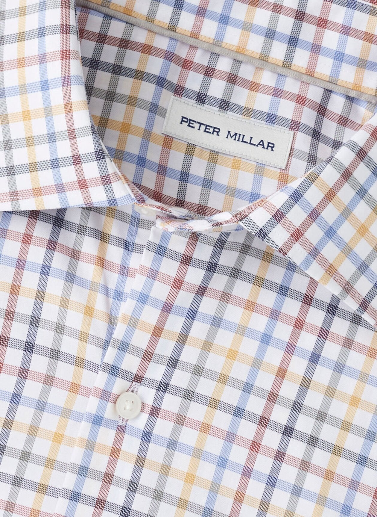  Peter Millar North Coast Crown Lite Cotton-Stretch Sport Shirt: Evening Tide