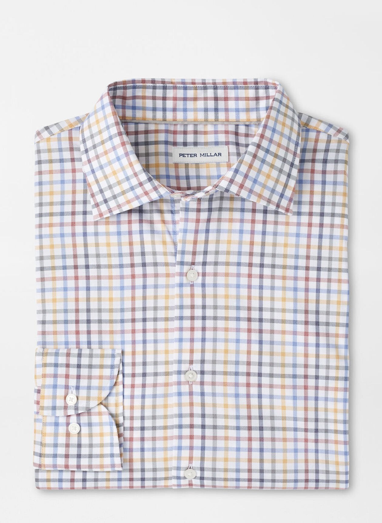  Peter Millar North Coast Crown Lite Cotton-Stretch Sport Shirt: Evening Tide