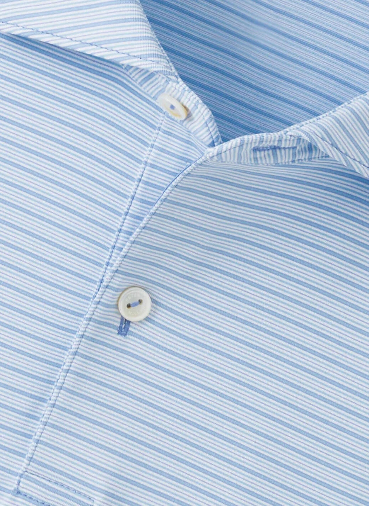  Peter Millar Crown Crafted Channel Performance Jersey Polo: Wisteria