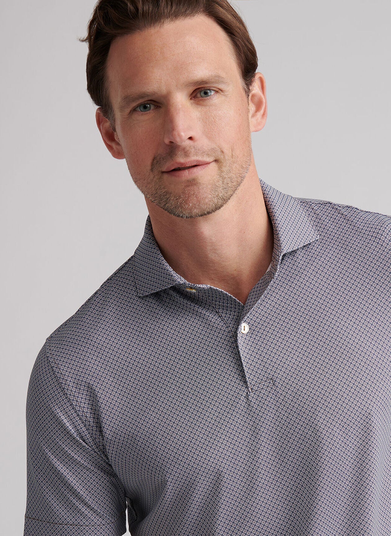  Peter Millar Crown Crafted Seville Performance Jersey Polo: White