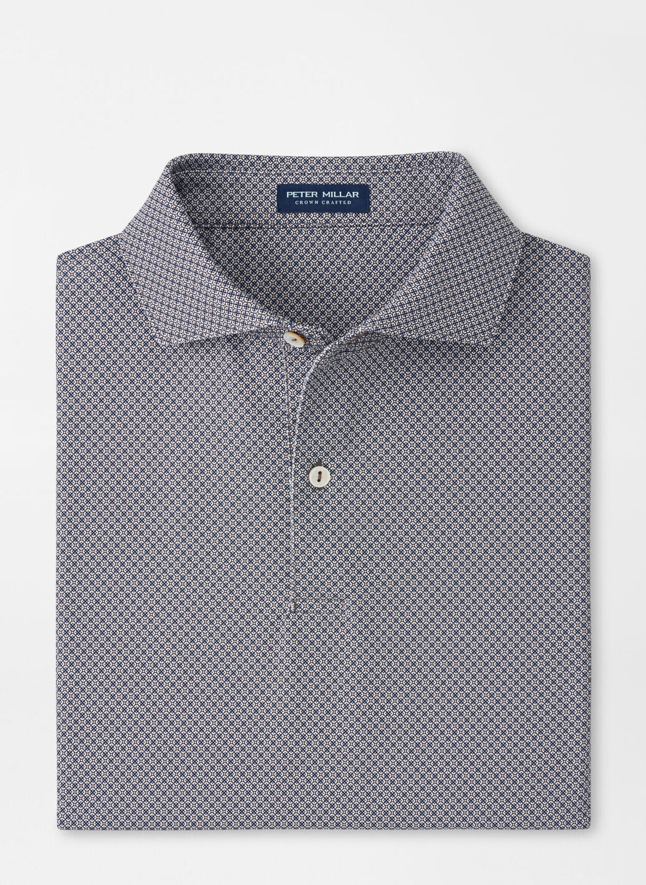  Peter Millar Crown Crafted Seville Performance Jersey Polo: White