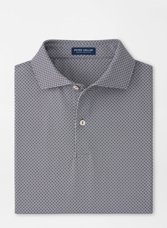  Peter Millar Crown Crafted Seville Performance Jersey Polo: White