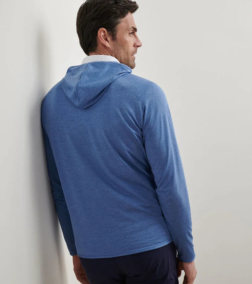  Peter Millar Stealth Performance Hoodie: Lunar Blue