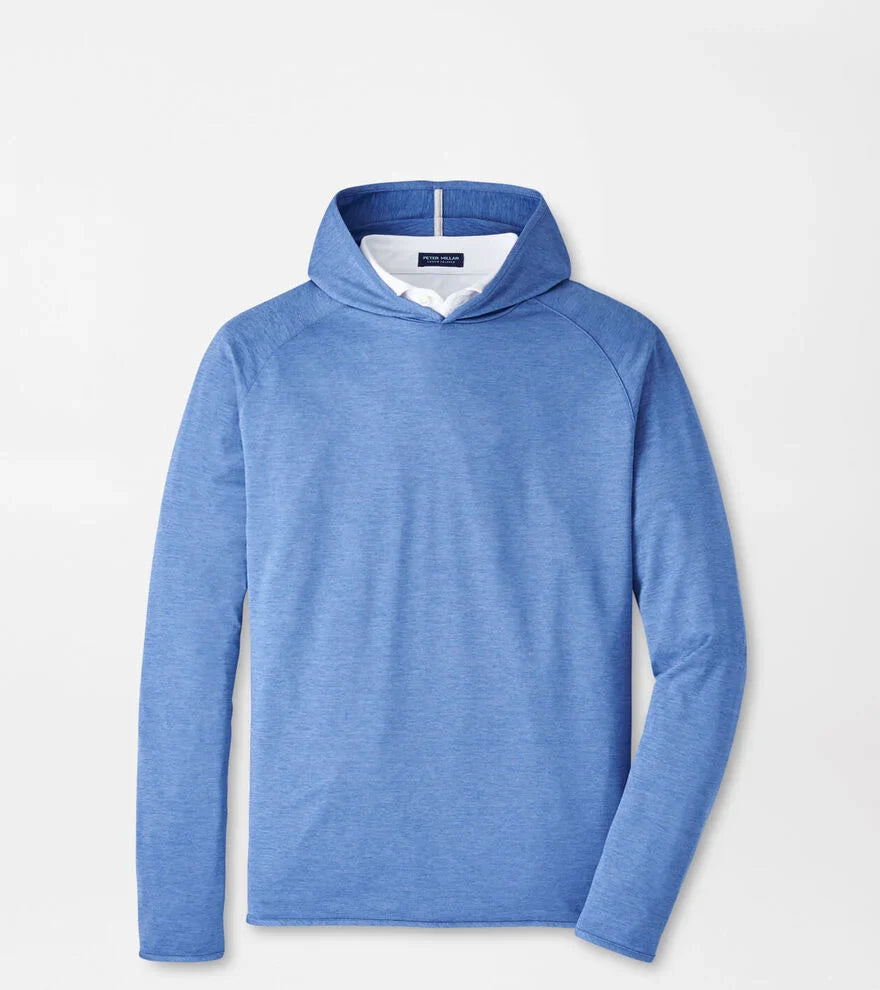  Peter Millar Stealth Performance Hoodie: Lunar Blue