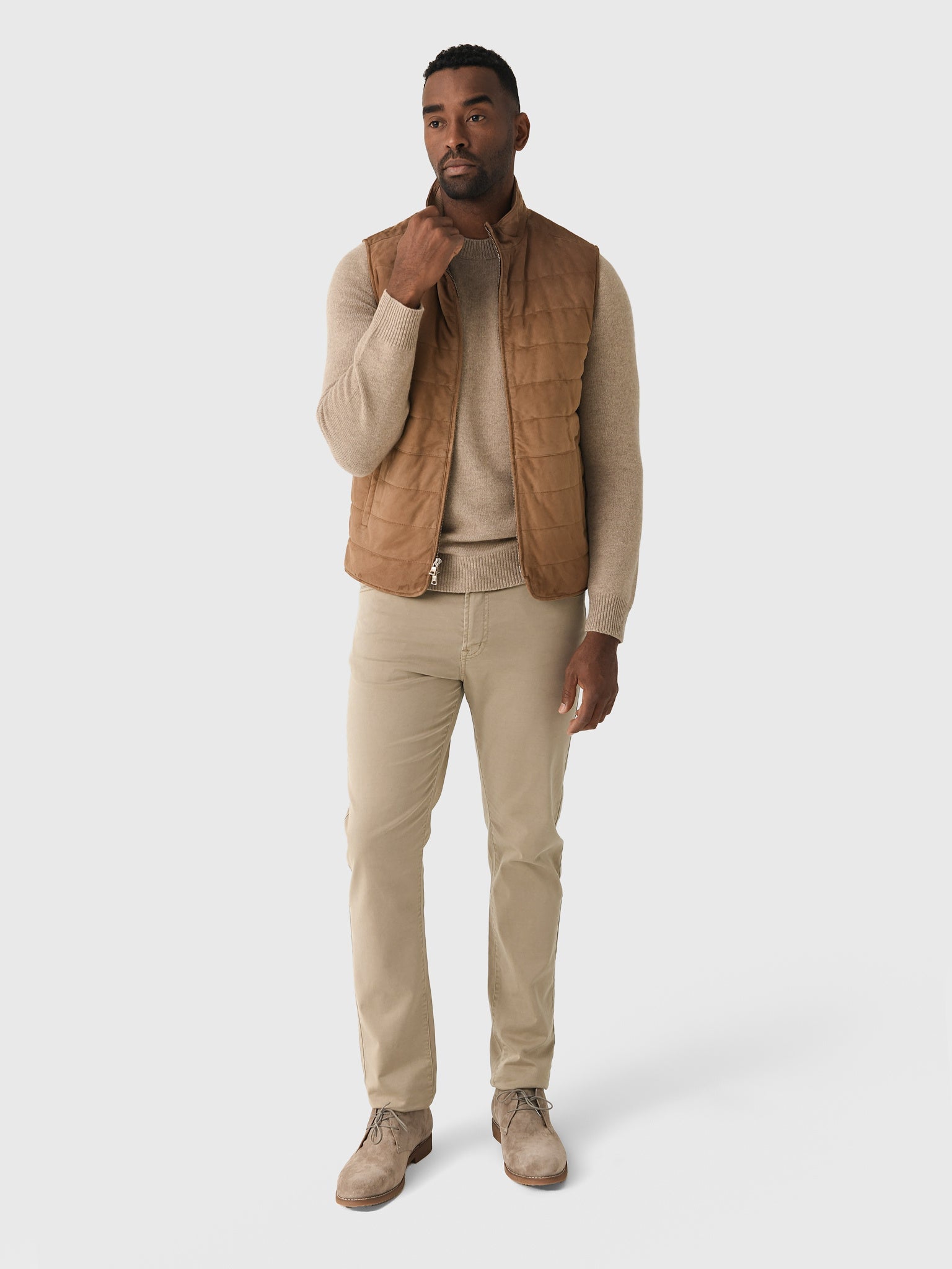  Peter Millar Crown Crafted Men's Featherweight Suede Vest
