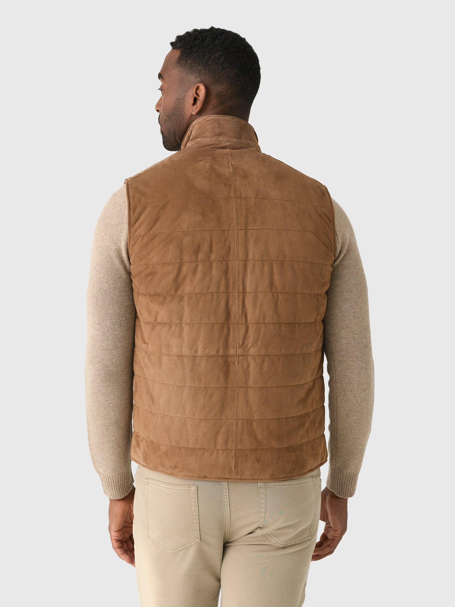  Peter Millar Crown Crafted Men's Featherweight Suede Vest
