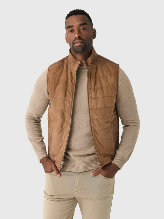  Peter Millar Crown Crafted Men's Featherweight Suede Vest