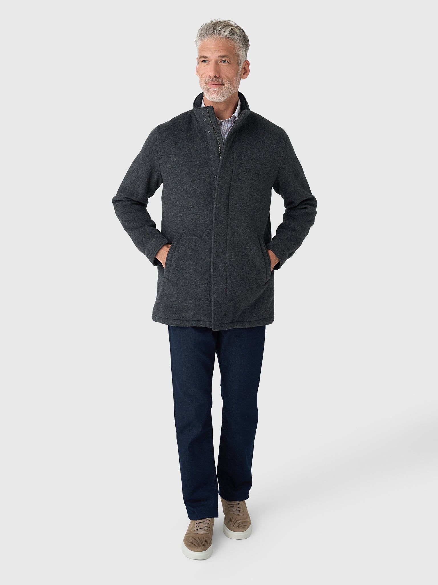  Peter Millar Crown Men's Flex Merino City Coat