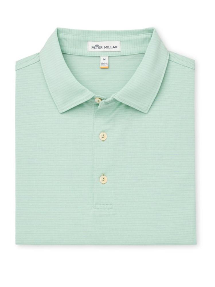  Peter Millar Men's Easton Stripe Lisle Polo
