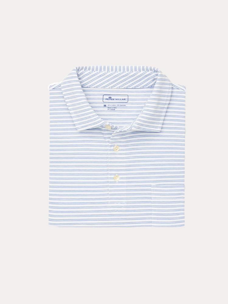  Peter Millar Men's Folly Beach Stripe Polo