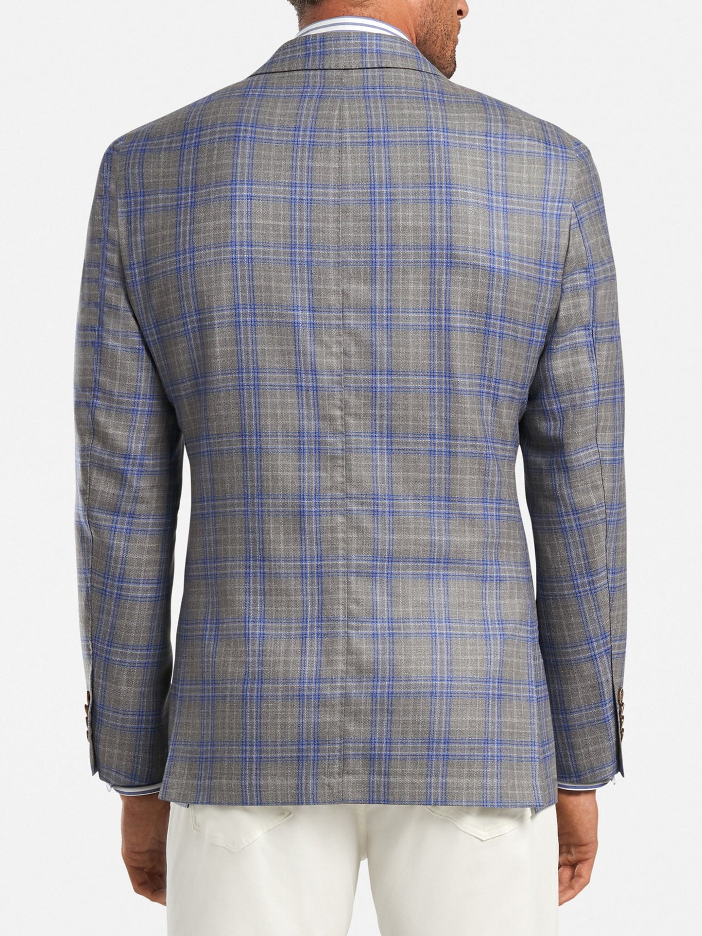  Peter Millar Crown Men's Plaid Soft Jacket