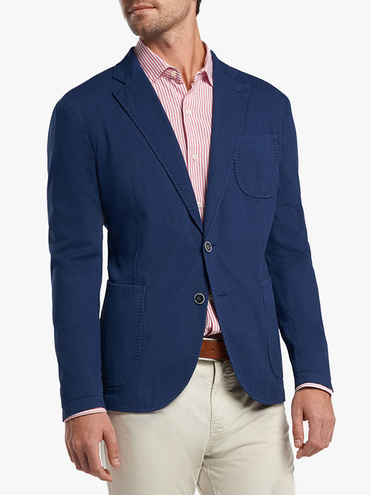  Peter Millar Seaside Men's Summer Cotton-Blend Soft Jacket