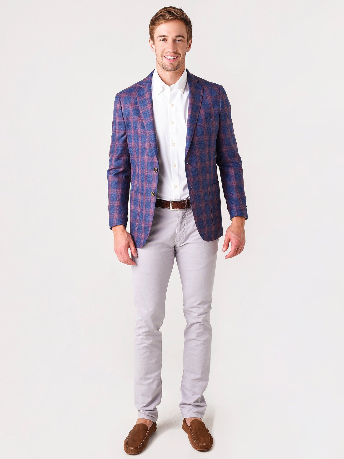  Peter Millar Crown Men's Classic Plaid Soft Jacket
