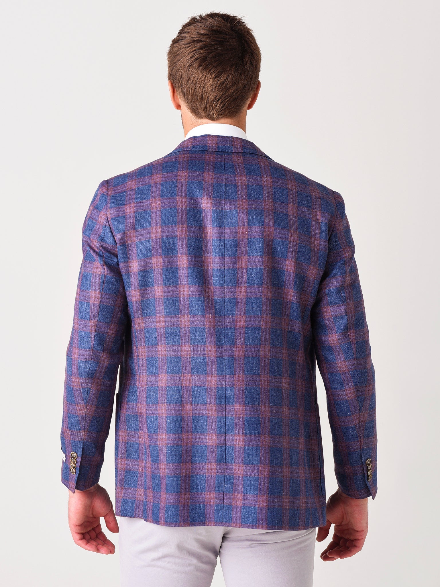  Peter Millar Crown Men's Classic Plaid Soft Jacket