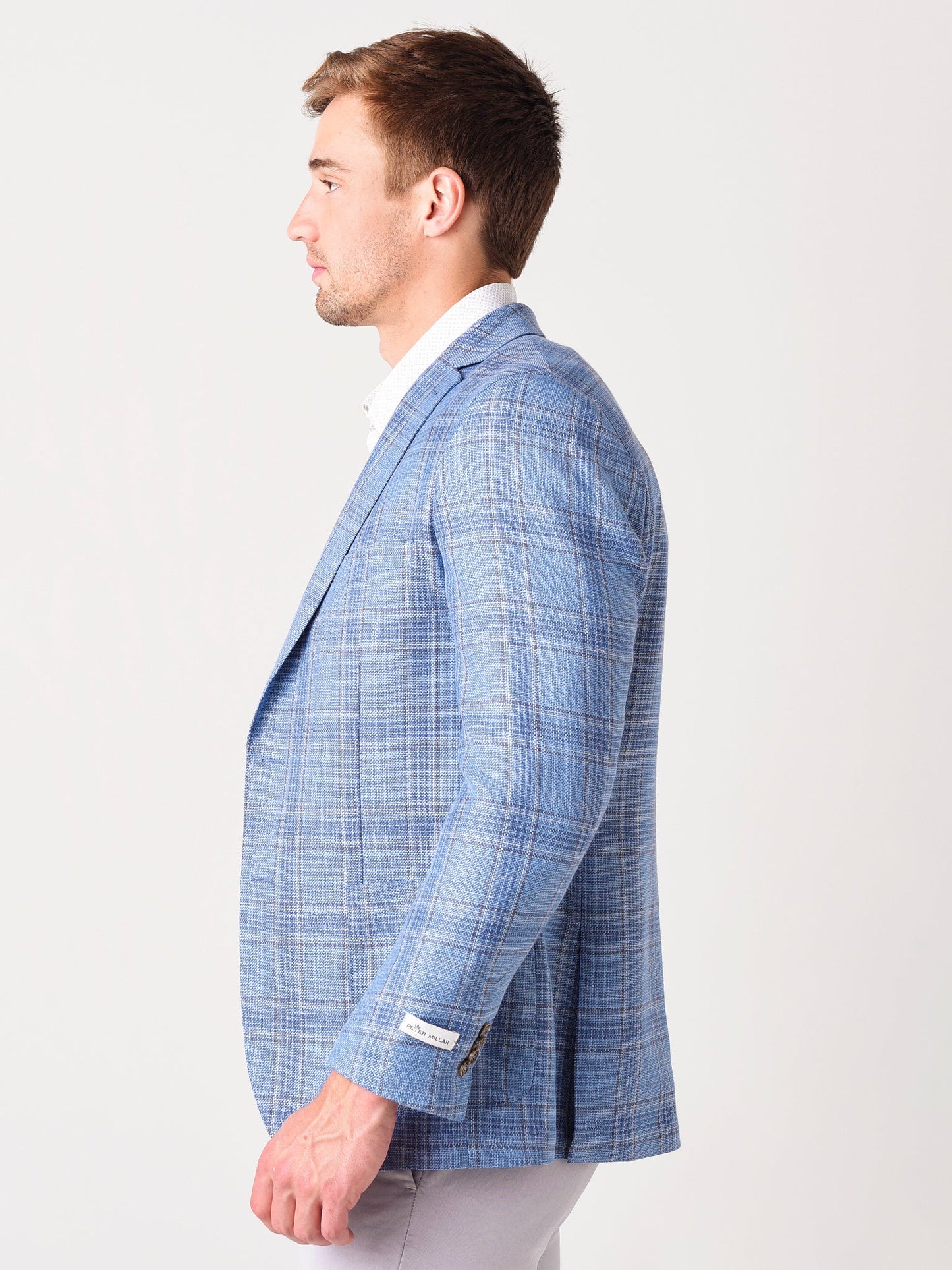  Peter Millar Crown Men's Riverside Plaid Soft Jacket