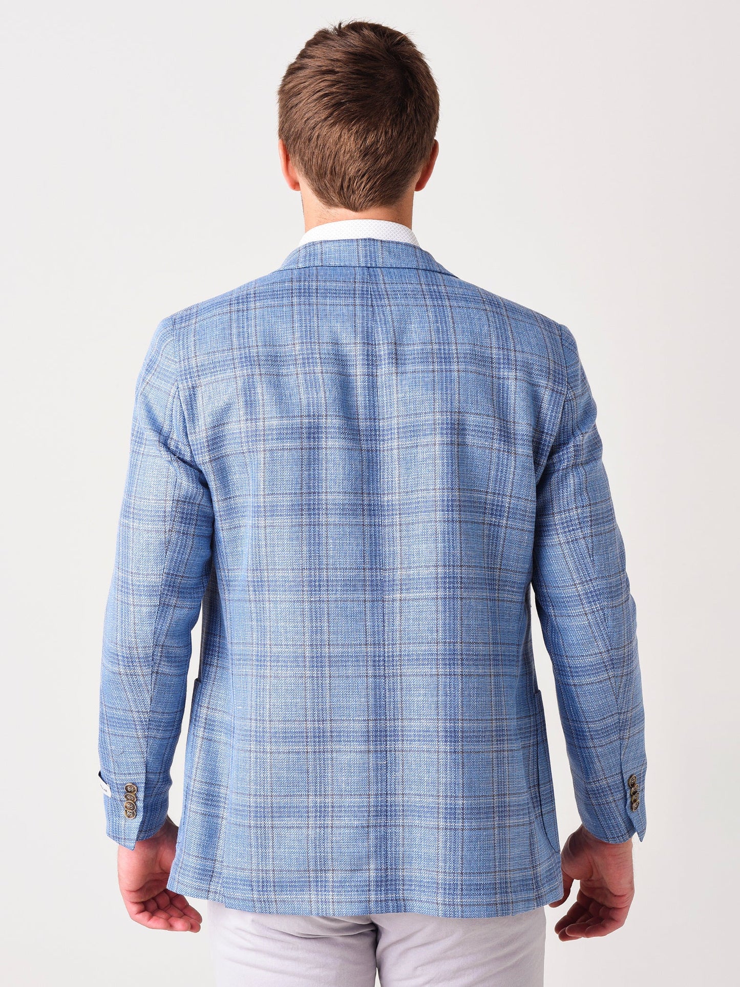  Peter Millar Crown Men's Riverside Plaid Soft Jacket