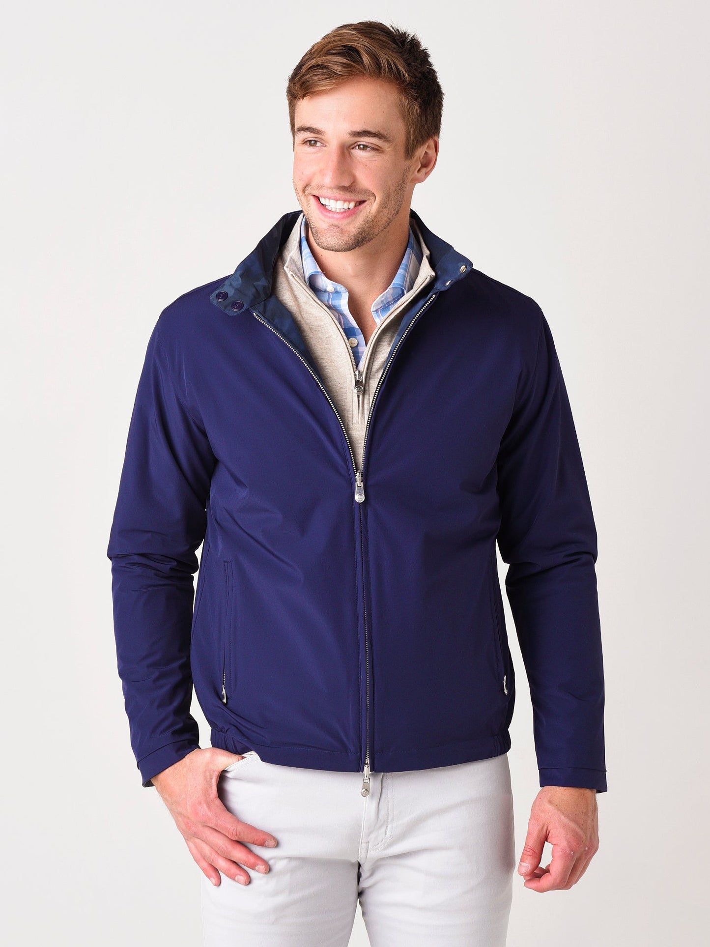  Peter Millar Crown Men's Reversible Camo Bomber Jacket