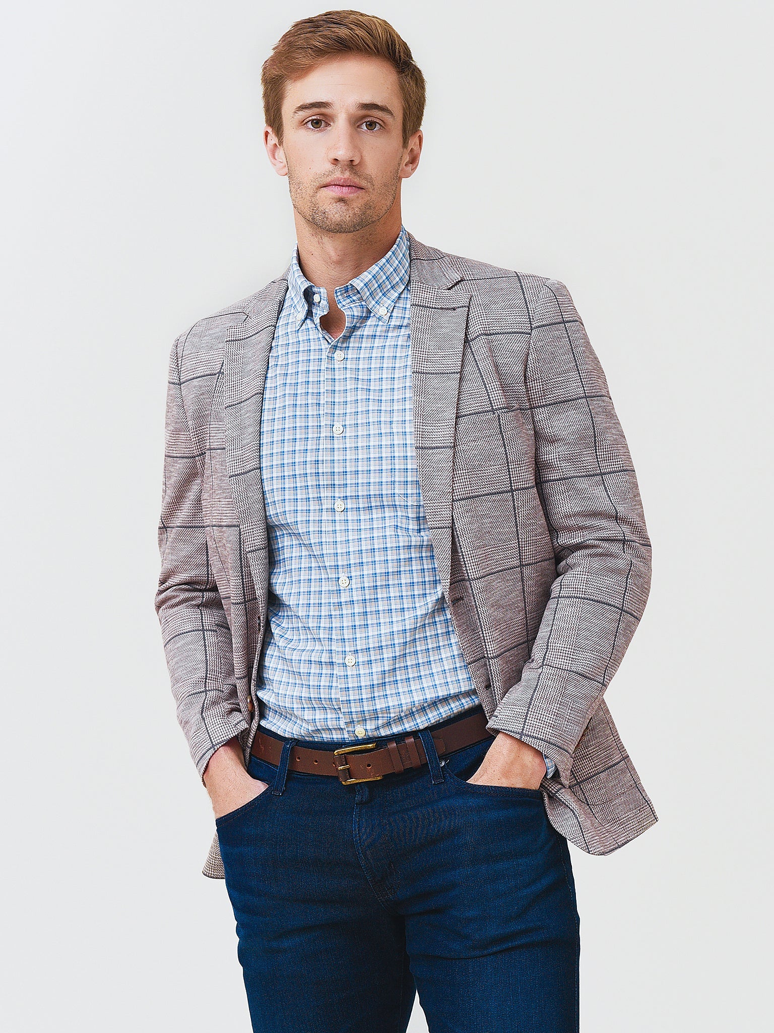  Peter Millar Crown Men's Playa Plaid Soft Jacket