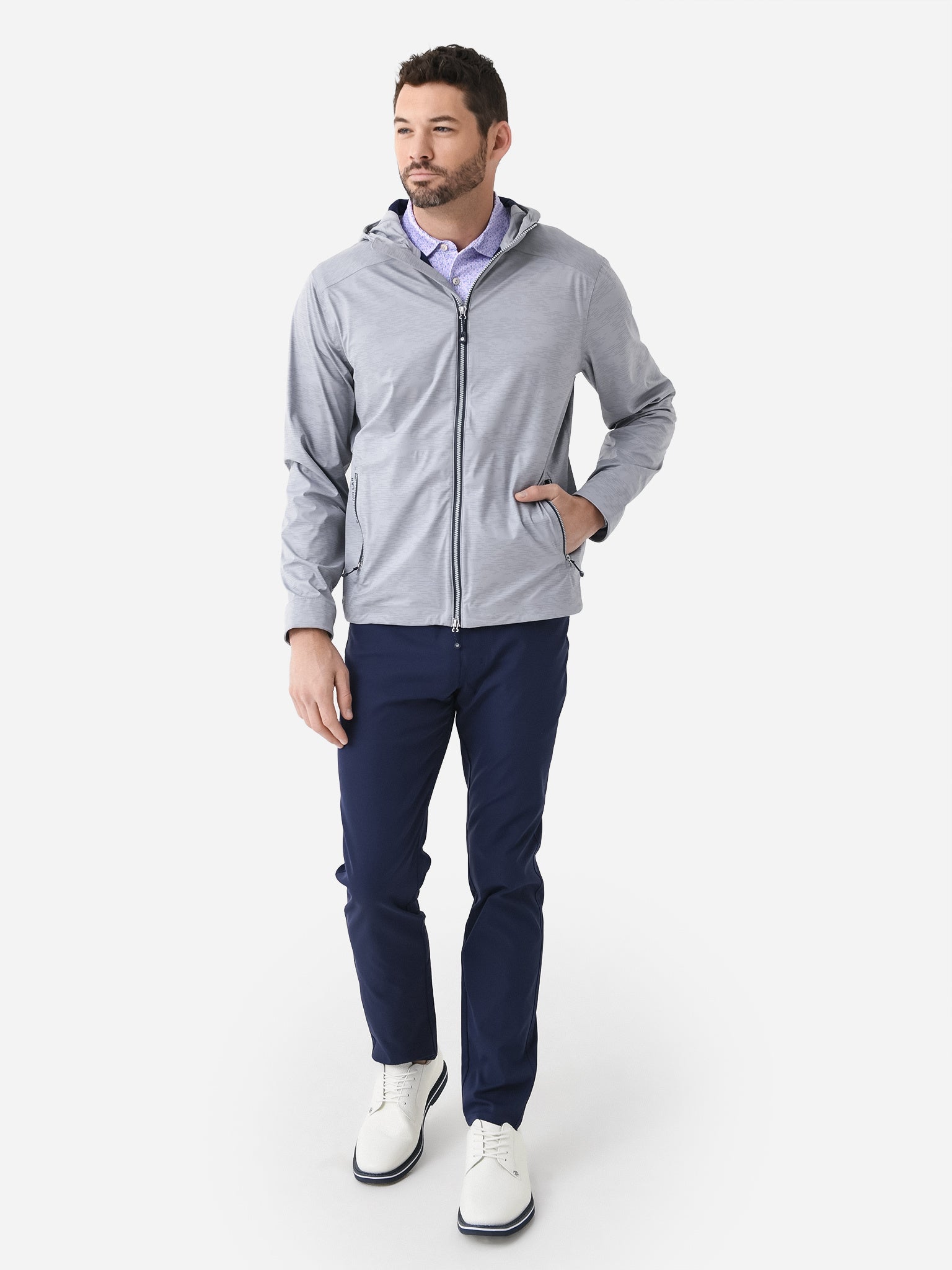  Peter Millar Crown Sport Men's Hyperlight Link 3L Jacket