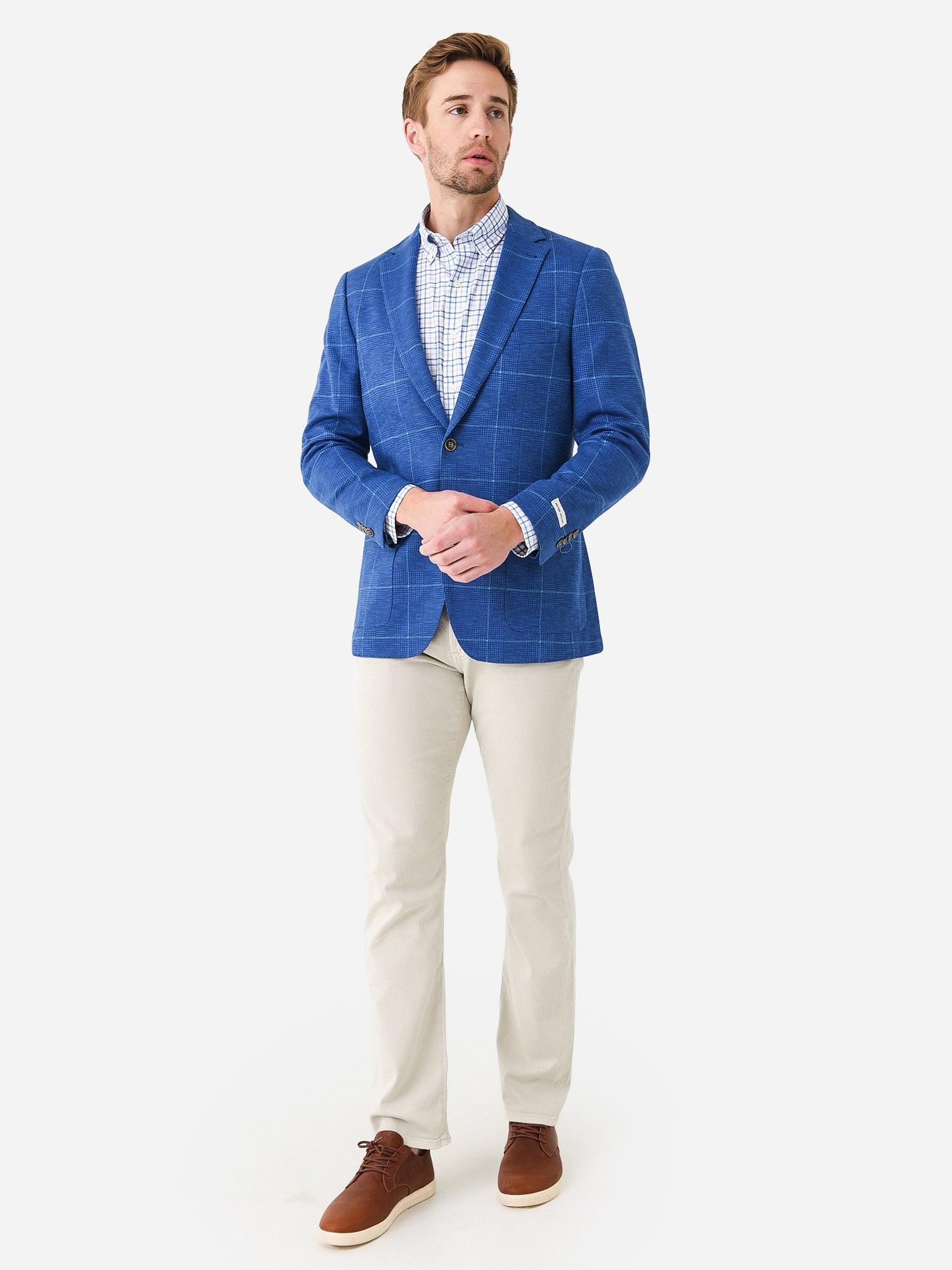  Peter Millar Crown Men's Islip Houndstooth Pane Soft Jacket