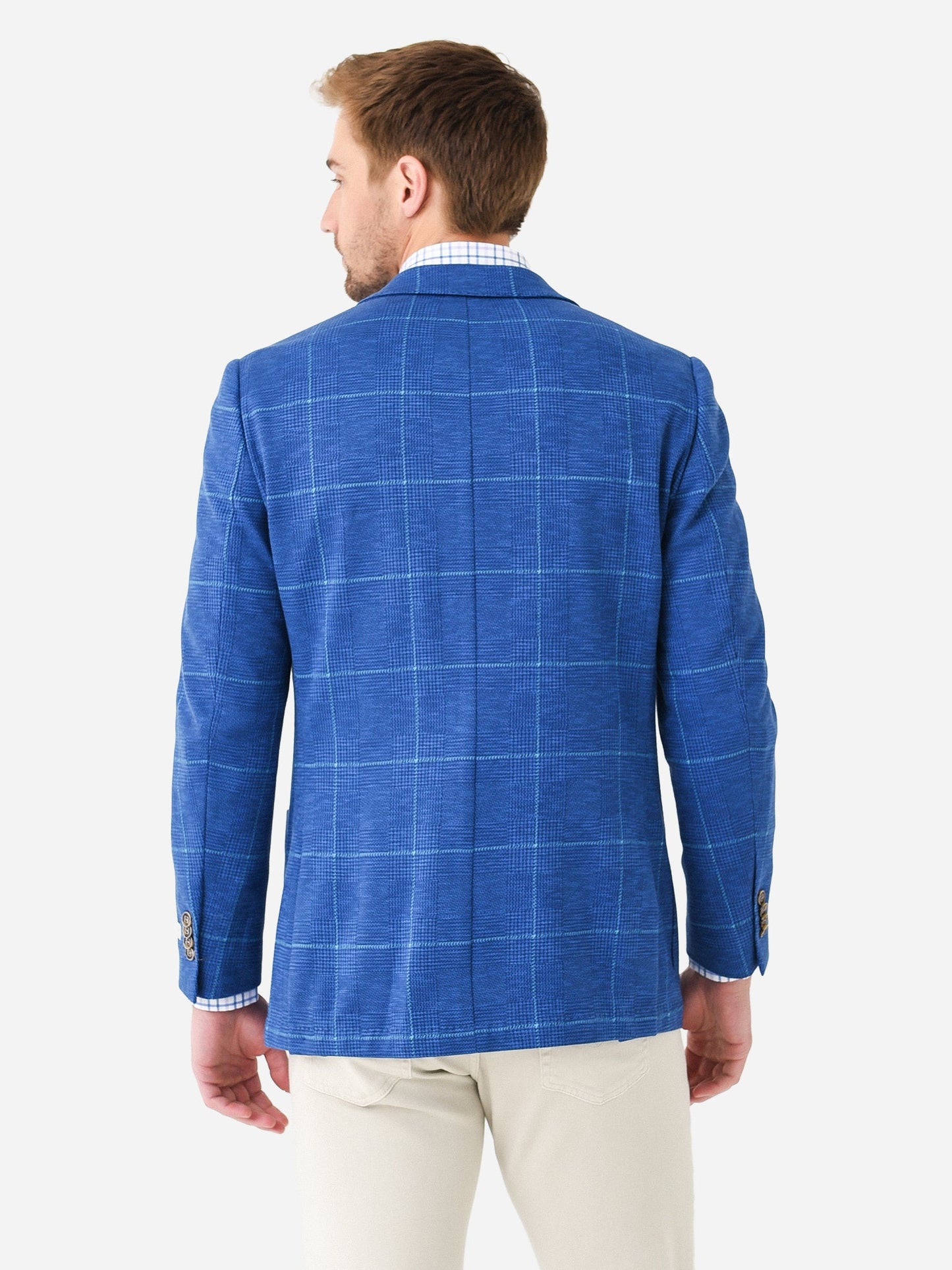  Peter Millar Crown Men's Islip Houndstooth Pane Soft Jacket