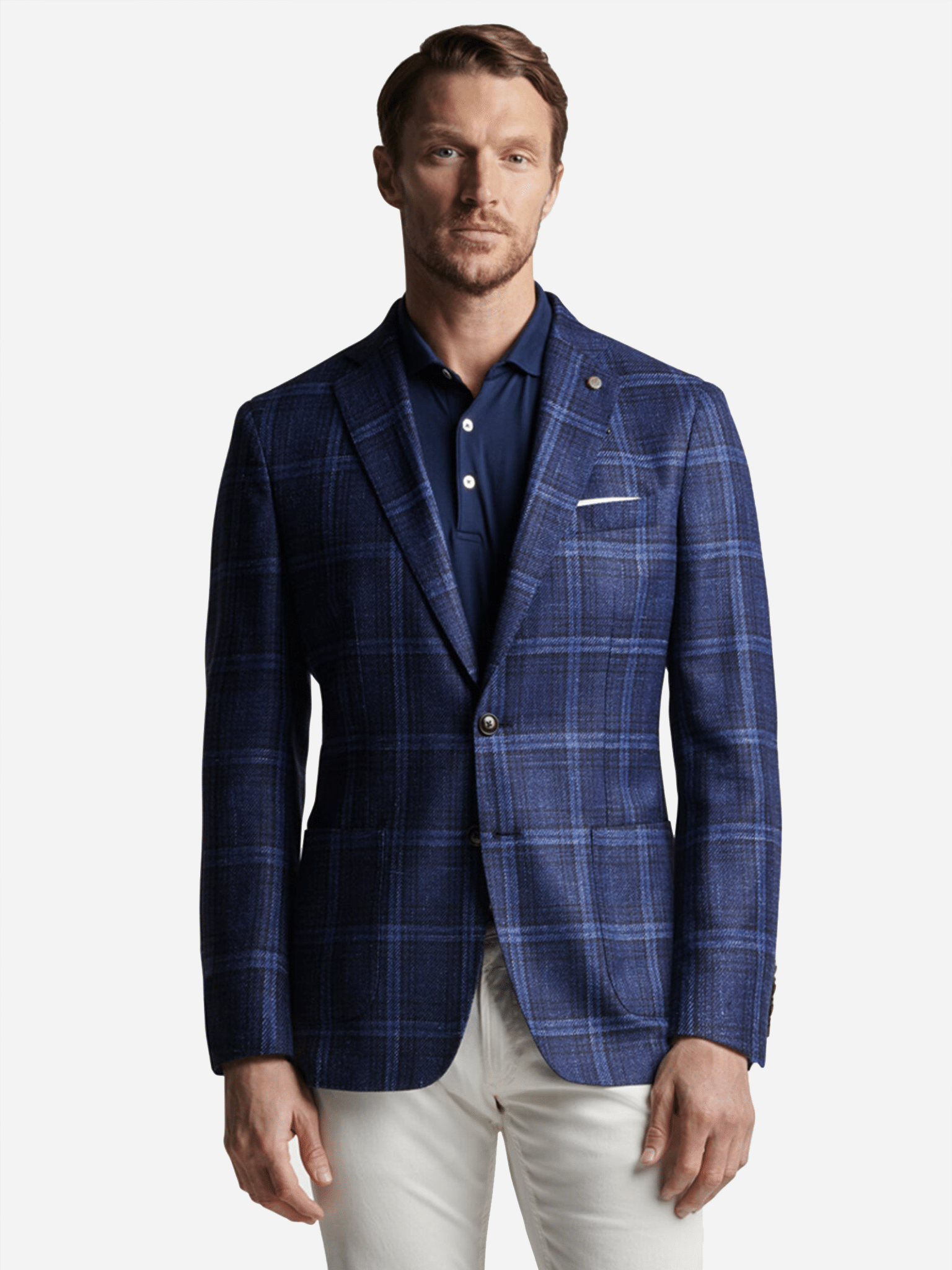  Peter Millar Crown Crafted Men's Nags Plaid Soft Jacket