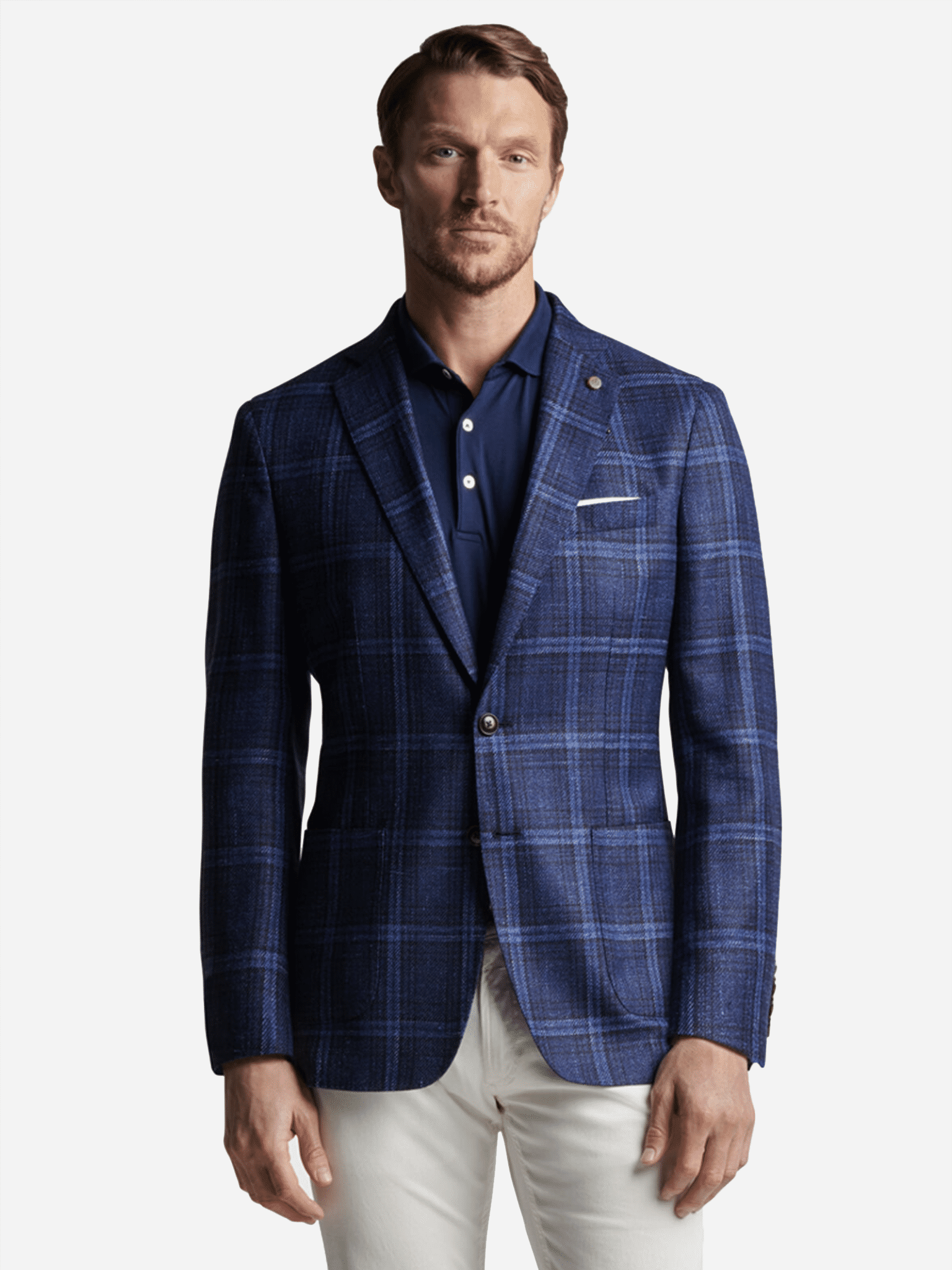  Peter Millar Crown Crafted Men's Nags Plaid Soft Jacket
