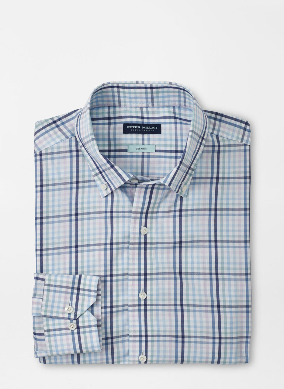  Peter Millar Caspian Cotton Sport Shirt: Multi
