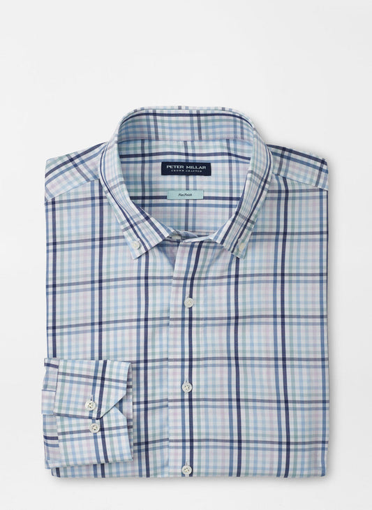  Peter Millar Caspian Cotton Sport Shirt: Multi