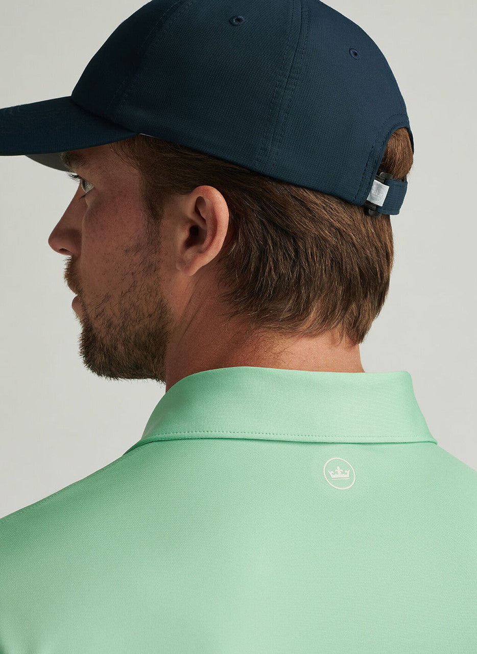  Peter Millar Solid Performance Jersey Polo: Pear Tart